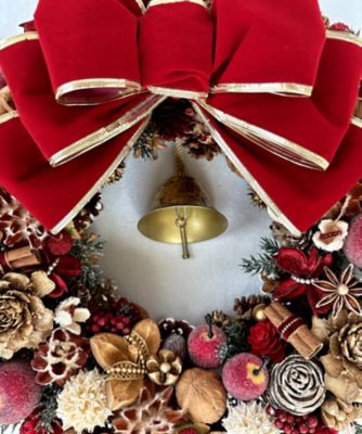 Atelier Grand＞赤いリボンのクリスマスリース